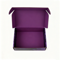 Caja de correo corrugada reciclable personalizada, estampado en caliente de cuatro colores, logotipo de marca de laminación mate para embalaje de ropa