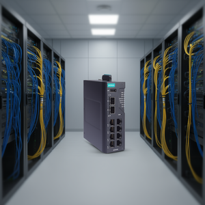 Router Empresarial Moxa EDR-8010 de 8 Puertos Gigabit Ethernet, Dispositivo de Seguridad VPN para Redes Industriales - Product Image 3