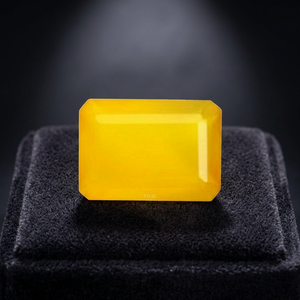Precio de fábrica al por mayor de alta calidad 8X10mm Octagon Cut piedras preciosas sueltas Natural azul rosa amarillo Aqua Calcedonia IGI certificado - Product Image 3