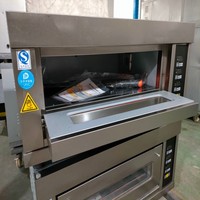 Four à pizza électrique professionnel à gaz pour boulangerie, 2 plaques