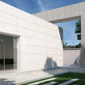 防滑外部石灰华R11陶瓷摊铺机石材瓷砖20毫米厚，用于室外景观600x600x20