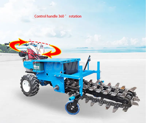 Mini máquina de zanjadora Máquina de zanjadora de granja de cadena Excavadora Máquina de zanjadora de cadena de roca - Product Image 3