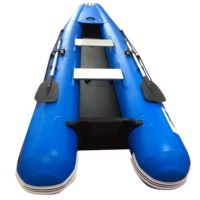 Goethe — bateau gonflable de pêche à rames pour 2 personnes, bateau de 370cm, 12 pieds de Long, GTK370