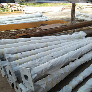 Poteau de signalisation routière en alliage d'aluminium personnalisable pour port de Zhongshan – Support de panneau de signalisation pour la sécurité routière et l'avertissement - Product Image 2