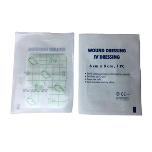 Parche de aguja venosa permanente transpirable impermeable desechable médico yeso PU IV vendaje para heridas para fijación de catéter de cánula - Product Image 6