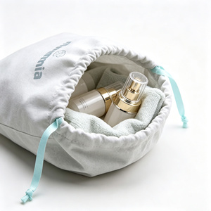 Sacs en coton twill blanc personnalisés de qualité supérieure avec logo personnalisé, pochette en coton pour le rangement et l'emballage - Product Image 6