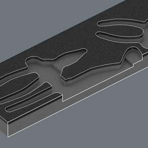 WERA - 05150180001 ''Knipex <b>pliers</b> <b>set</b> 1'' in foam insert (3 pcs.) - EAN 4013288225153 OTHER TOOL <b>SETS</b> - Product Image 2