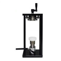 Machine de remplissage et de scellage semi-automatique 40-170 mm pour canettes de bière et de soda - Scelleuse manuelle pour canettes à ouverture facile pour bouteilles en aluminium
