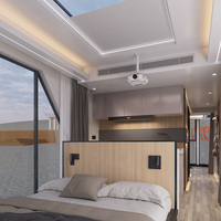 Space Capsule House Maison préfabriquée écologique avec panneaux solaires pour une vie durable hors réseau