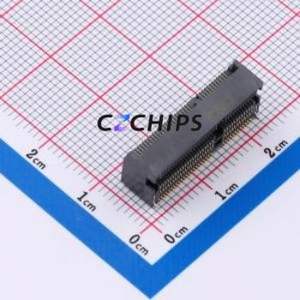 APCI01083-P001A Hard Drive Connector (SAS/SATA/M.2) SMD,P=0.5mm Connector - Product Image 1