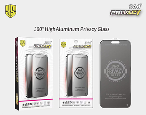 Protecteur d'écran <span class=keywords><strong>anti</strong></span>-espion pour iPhone 17 16-Couverture complète à 360 degrés avec verre trempé à haute confidentialité en aluminium - Product Image 6