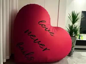 Balões enormes de coração de 63 polegadas, balões grandes para decoração de festas, aniversário, noivado, casamento, dia dos namorados, balões de coração