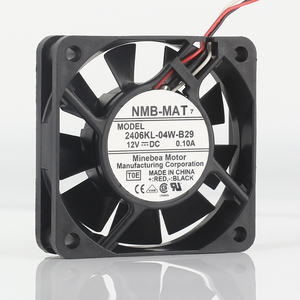 Nouveau ventilateur de refroidissement silencieux NMB 5V 24V 48V DC 12V 0.10A AC EC 6015 60X60X15MM 6CM <span class=keywords><strong>pour</strong></span> châssis, convertisseur <span class=keywords><strong>TV</strong></span> à trois fils 2406KL-04W-B29 - Product Image 1