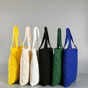 Sac à bandoulière et fourre-tout en toile écologique à motif de dessin animé avec fermeture éclair et bandoulière, tailles S/M/L pour usage quotidien - Product Image 3