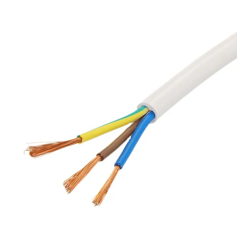 Cobre cca ccs cu cabos industriais padrão britânico de pvc redondo 6192y 6193y bs 6004 cabo de alimentação 3x1.5mm 3x2.5mm 2x1.5mm