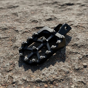 Repose-pieds inférieur en alliage d'aluminium CNC pour moto KLR 650 2011-2022 Rally, anodisé multicolore, haute qualité, marque Tera - Product Image 3