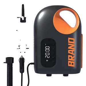 Pompe de gonflage électrique sans fil 12V DC pour voiture, extérieure, avec affichage numérique au lithium, en ABS, gonflage rapide et arrêt automatique pour planche de surf et <span class=keywords><strong>paddle</strong></span> - Product Image 2