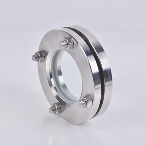 Orologio di livello esagonale in acciaio inossidabile 304 con flangia DN50 DN65 DN80, foro di osservazione a morsetto - Product Image 1