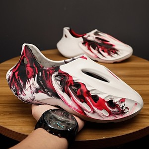 2025 Zomersport Trendy Kokosnootgat Strandschoenen Voor Heren, Grensoverschrijdende Romeinse Sandalen Voor Buiten Met Type Camouflageklompen - Product Image 1
