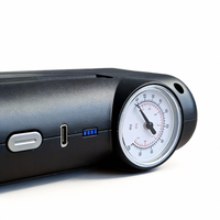 Gonfleur de pneus portable sans fil avec manomètre analogique, pompe à air rechargeable pour voiture, moto, vélo, utilisation en bord de route