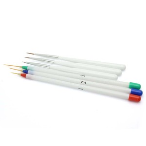 Ensemble de pinceaux ultra-fins pour nail art, lignes françaises, poils en nylon pour la peinture au gel UV, design de manucure - Product Image 3
