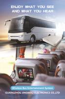 Écran de moniteur de siège de bus IPS de 10 pouces avec GPS, USB et TV pour le divertissement des passagers