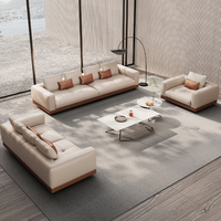 Canapé en cuir PU de haute qualité italien de luxe, élégant, design, pour bureau, direction, PDG, cadre, salle VIP, réception