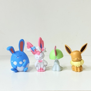 Set de 4 Figuras de Anime Pokéball en Caja Ciega, Personajes Eevee y Marill, para Regalo - Product Image 4
