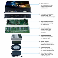 Mesin Game Arcade Starcraft 3 Koin, Multi Pemain, Tembak-Menembak, DC 12V 5A, Konektivitas USB/LAN untuk Hiburan