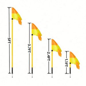 Postes de Fútbol Portátiles en Oferta, Banderas de Esquina para Campo de Fútbol con Estilo de Bandera para Entrenamiento a Buen Precio - Product Image 5