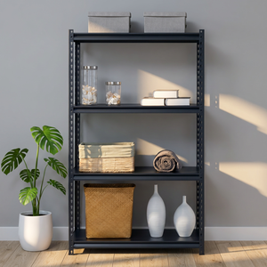 Metal <b>Storage</b> Rack Boltless Shelving Systems Steel Industrial Layered <b>Storage</b> Rack <b>Unit</b> Wooden Partition Load-bearing Style - Product Image 3