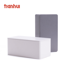 Tianhui <strong>Simple</strong> Wilte-off Rectangle Metal Box Small Tea Tin Box for Tea Snack Storage - Product Image 4