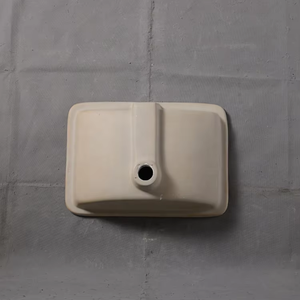 1812 cupc hiện đại hình chữ nhật màu trắng undermount sứ phòng tắm bồn rửa với kết thúc mịn cho khách sạn sử dụng - Product Image 6