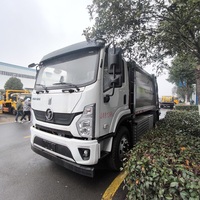 Camion à ordures compacteur électrique pur Shacman 4x2, alimenté par batterie, moteur 160 ch, manuel/automatique