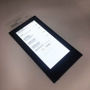 Rechargeable LED Backlit Acrylic Washable Menu Sign Holder Table Tent <b>Display</b> Double Pages A4 Menu <b>Book</b> Cover Restaurant Coffee - Product Image 4