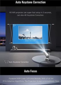 Proyector de cine en casa inteligente Mini1080P, <span class=keywords><strong>port</strong></span>átil, con 800 diodos luminosos Ansi, puerto de carga USB, compatible con 4K, fiesta al aire libre - Product Image 6