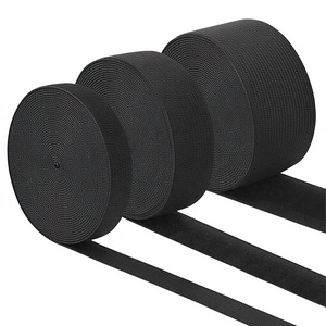 ยางยืดโพลีเอสเตอร์สำหรับเย็บผ้า  แบบม้วน  ความกว้าง <span class=keywords><strong>1</strong></span>.5 นิ้ว ยาว 5.5 หลา/ม้วน (สีดำ) - Product Image 1