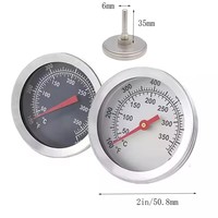 Termometer Daging Panggang atau Daging Sapi Oven DOUBLE SET Pengukur Suhu BBQ Model TERBARU Pengganti WARNA HITAM PUTIH 2026 SW
