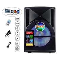 Sistema de Sonido PA DJ con Subwoofer de 18 Pulgadas y 1800W, Altavoces Inalámbricos TWS, Altavoz Inalámbrico con Micrófono, Control Remoto, Radio FM, Karaoke y Luces LED