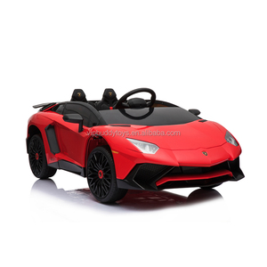 Voiture électrique pour enfants à la mode, <span class=keywords><strong>Lamborghini</strong></span> sous licence, 2 places, sur batterie, populaire, roues en plastique réelles avec 4 roues, pour bébés - Product Image 4