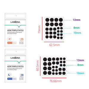 Patchs anti-acné invisibles pour le visage, traitement des imperfections, outil de suppression des boutons, crème de soin pour <span class=keywords><strong>la</strong></span> peau - Product Image 3