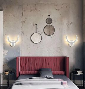 Nordic Modern Creative Einfache Hirsch Wand halterung LED-Leuchten für Hotel Korridor & Wohnzimmer Dekoration Home Wand lampen - Product Image 2