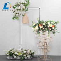 Vase à fleurs en fer moderne de bonne qualité toile de fond de mariage décoration de fête support à fleurs