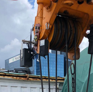 Wireless Crane 36X <b>Camera</b> Damping Bracket <b>Camera</b> Monitor System With Magnetic Battery Pack for Luffing Crane, Tower Crane - Product Image 3
