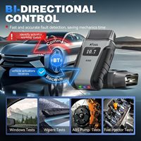 Lector de Códigos OBD2 Profesional A30D V2.0, Escáner de Sistema Completo, Reinicio EPB DPF, Herramienta de Diagnóstico Automotriz Android, 2 Años de Garantía