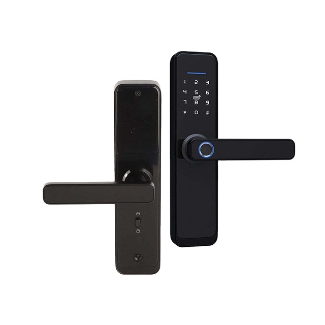 BBDHOME High Quality Fingerprint Digital Password TuyaWiFi Keyless Smart Door Lock for Wood/Aluminum Doors Model K7 5050 Mortise