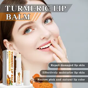 Bálsamo Labial de Cúrcuma OEM 5g, Hidratante de Uso Diario para Labios Secos y Agrietados - Product Image 4