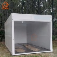 Daxiang Fournisseur En Gros Extérieur Jardin Télécommande Porte Pliable Parking Pliant Conteneur De Voiture Garage Fabriqué en Chine
