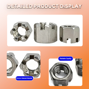 Écrou de serrage hexagonal à fentes pour montage d'équipements - Product Image 4