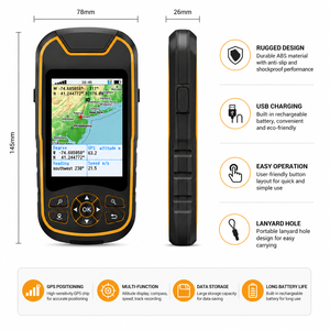 Navigateur GPS portable robuste et étanche avec écran tactile couleur, cartes incluant des itinéraires routables - Product Image 3